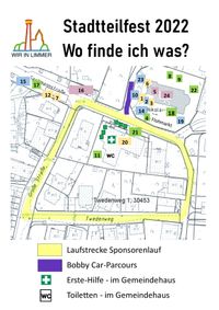 Lageplan Stadtteilfest 2022